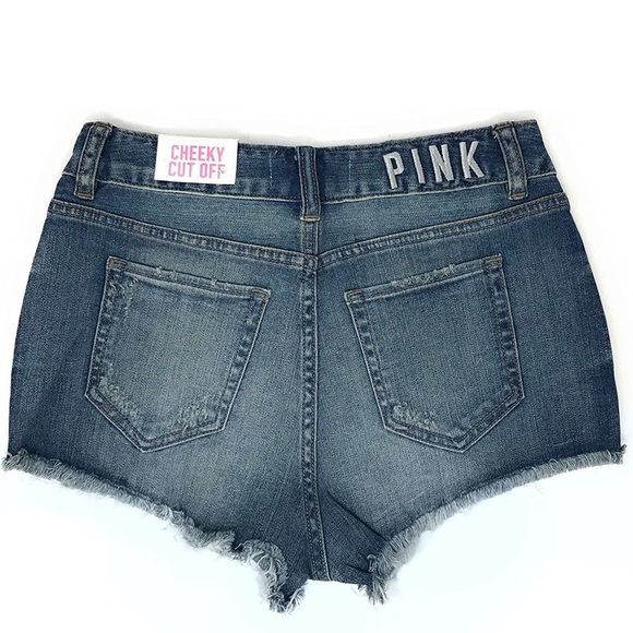 LAST DAY TO BUY!! Victoria’s Secret PINK Jean Shorts - Picture 6 of 8
